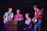 LtoR Dalton Wood, Michael Pickering, Blair Gibson, Lewis Griffiths in Jersey Boys UK & Ireland Tour  - Birgit + Ralf Brinkhoff