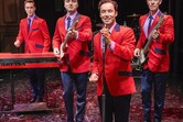 LtoR Blair Gibson, Dalton Wood, Michael Pickering, Lewis Griffiths in Jersey Boys UK & Ireland Tour, credit Birgit + Ralf Brinkhoff 1.JPEG 