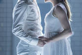 Matthew Bourne's ROMEO AND JULIET.  Andrew Monaghan 'Romeo' and Seren Williams 'Juliet.  Photo Johan Persson..jpg 