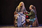 Finty Williams (Old Mrs Hempstock) and Millie Hikasa (Lettie) in The Ocean at the End of the Lane. c. Brinkhoff-Moegenburg.JPG 