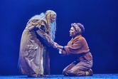 Finty Williams (Old Mrs Hempstock) and Kemi-Bo Jacobs (Ginnie) in The Ocean at the End of the Lane. c. Brinkhoff-Moegenburg.JPG 