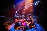 Keir Ogilvy (Boy), Millie Hikasa (Lettie), Kemi-Bo Jacobs (Ginnie) and the cast of The Ocean at the End of the Lane. c. Brinkhoff-Moegenburg.JPG 